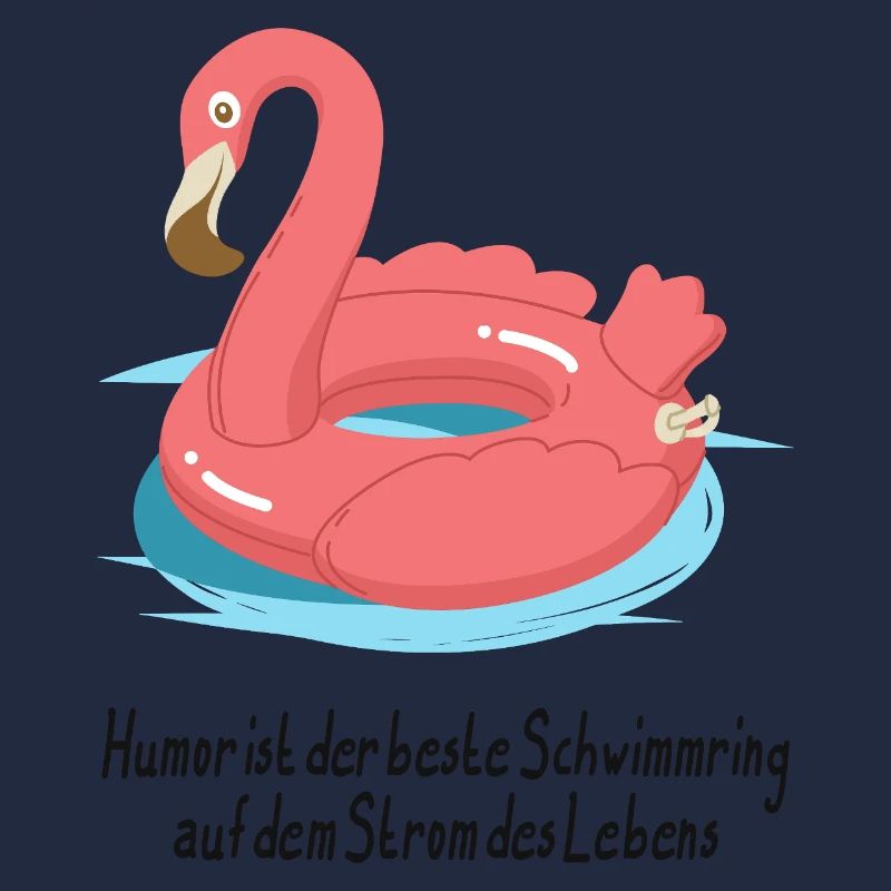 Flamingo Schwimmring Humor