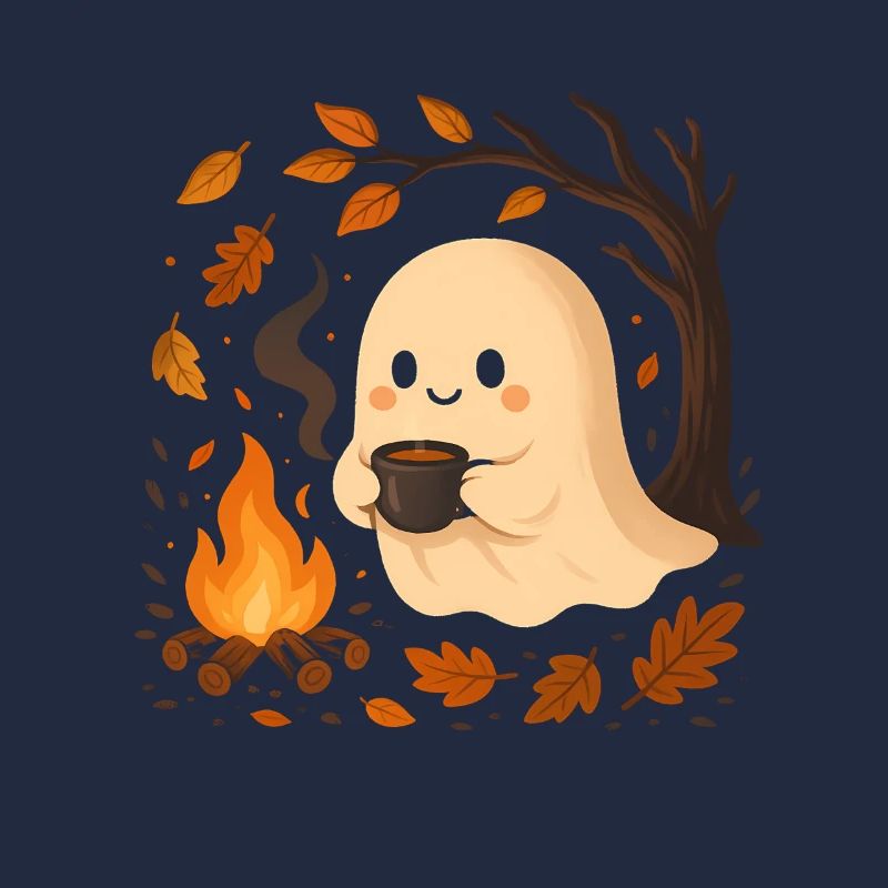 Herbstgeist am Lagerfeuer