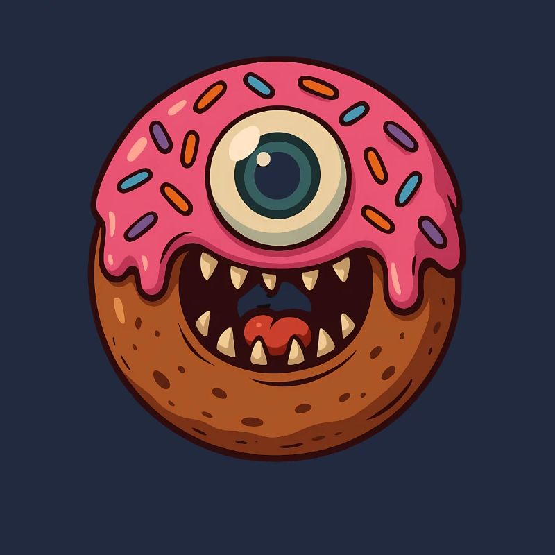 Einauge Donut Monster