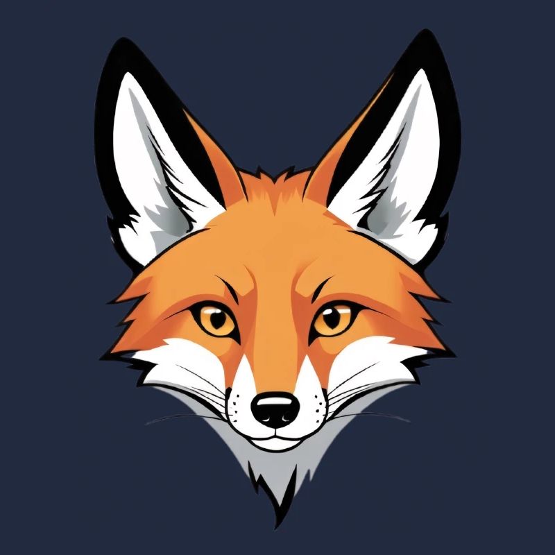 Fuchs Kopf Illustration