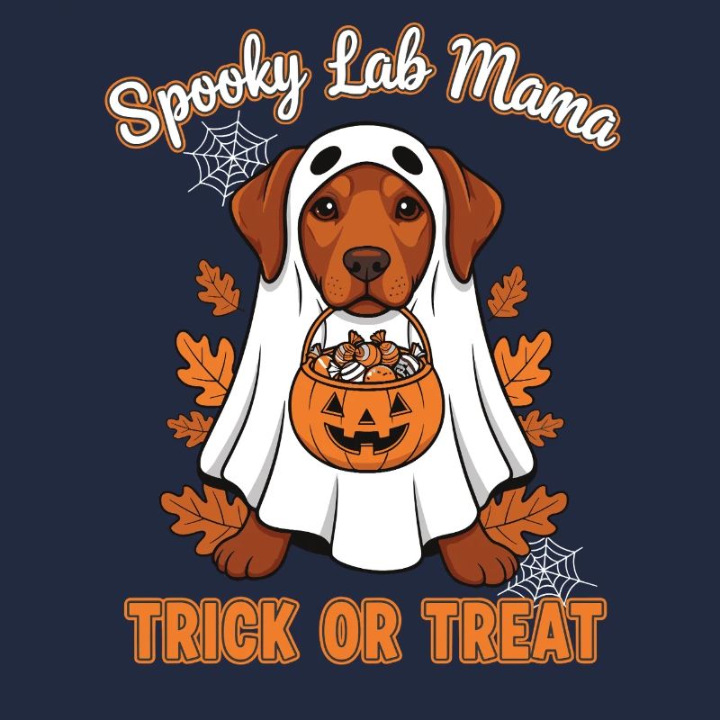 Spooky Lab Mama Halloween
