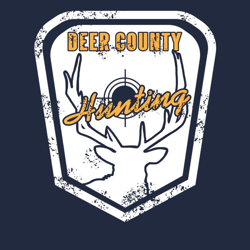 Deer County chasse rustique crâne cible Style
