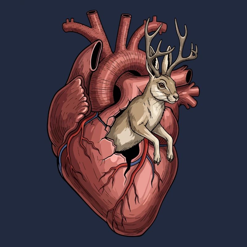Heart Jackalope