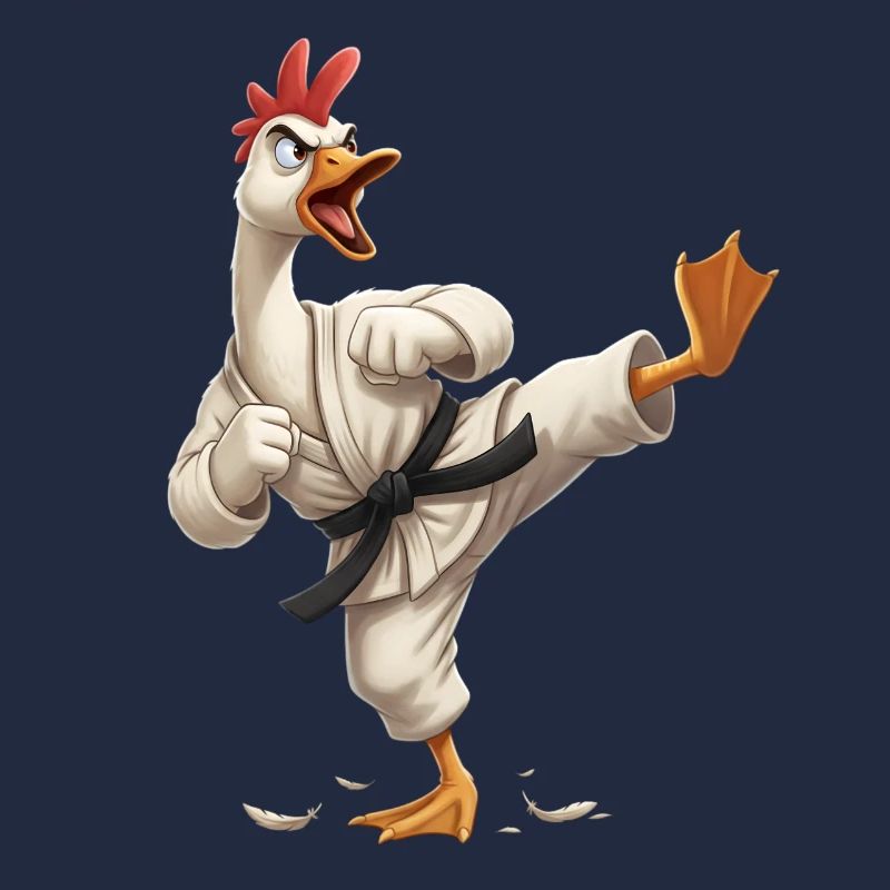 Héros de karaté de combat