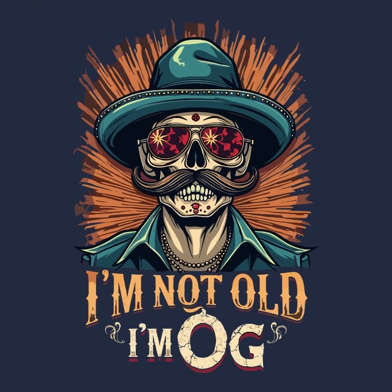 Skeleton Hipster with Hat OG