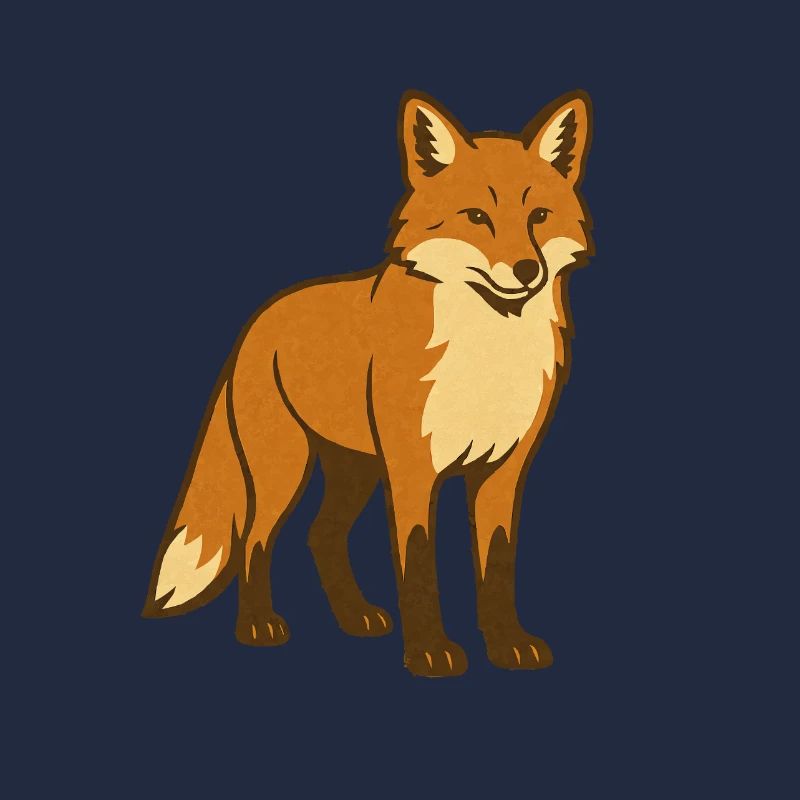 Verspielter Fuchs Cartoon