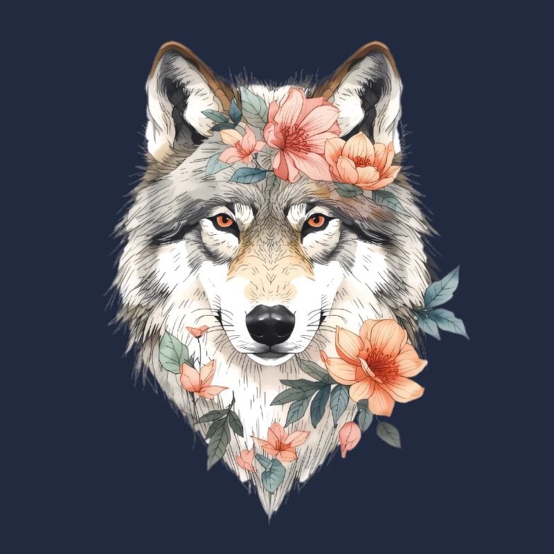 Blütenwolf Portrait