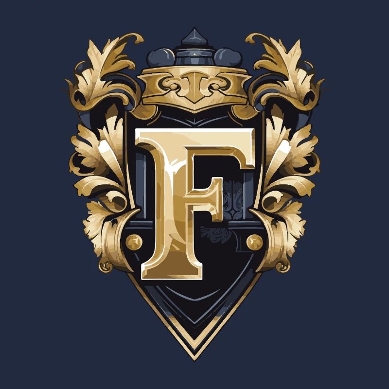 F Buchstabe Name Krone