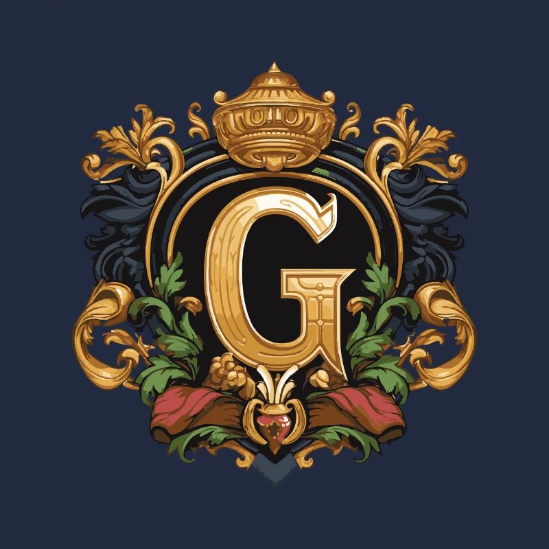 G Buchstabe Name Krone