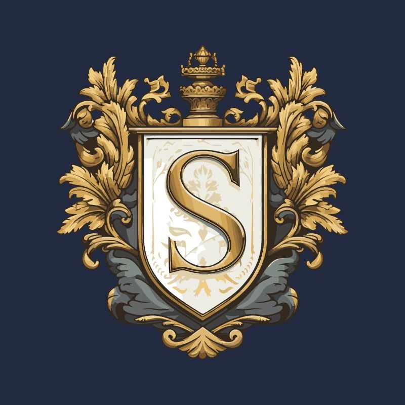 S Buchstabe Name Krone
