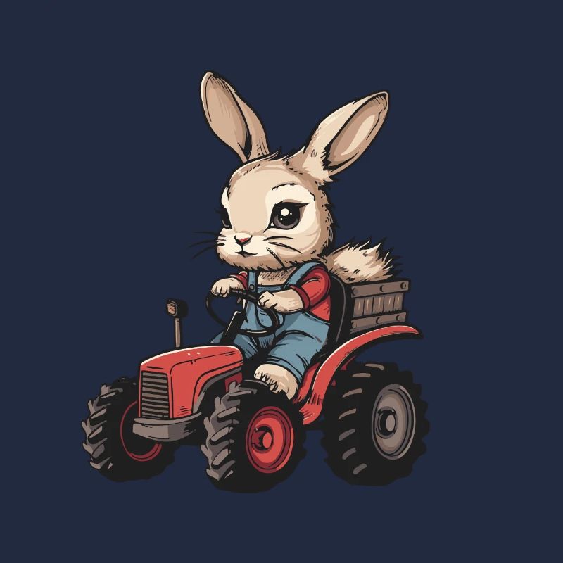 Rabbit Tractor Farmer