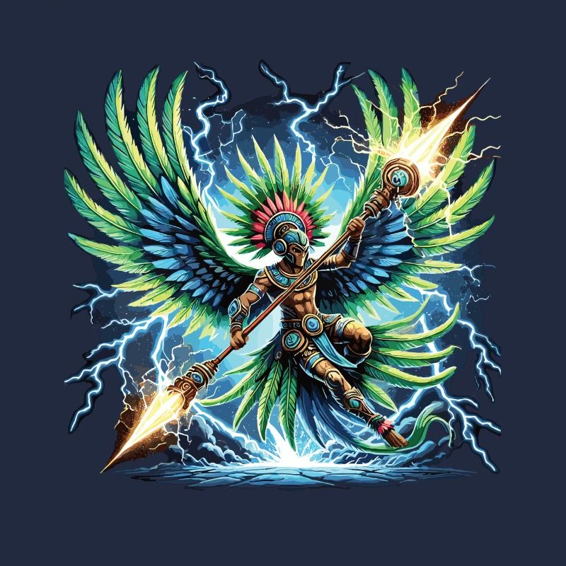 World Form Winged Warrior Aztecs