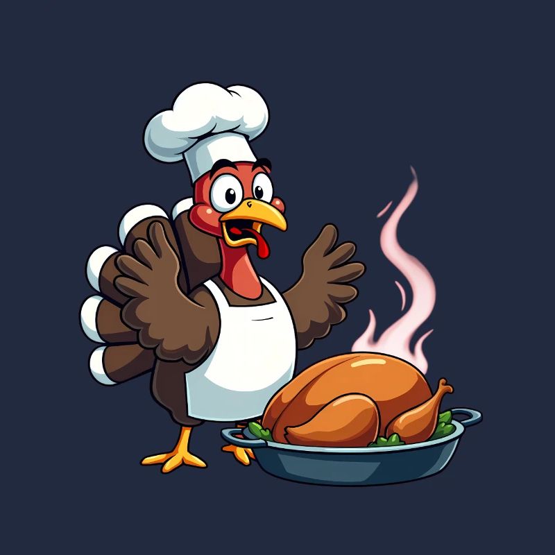 Cuisinier de dinde de Thanksgiving