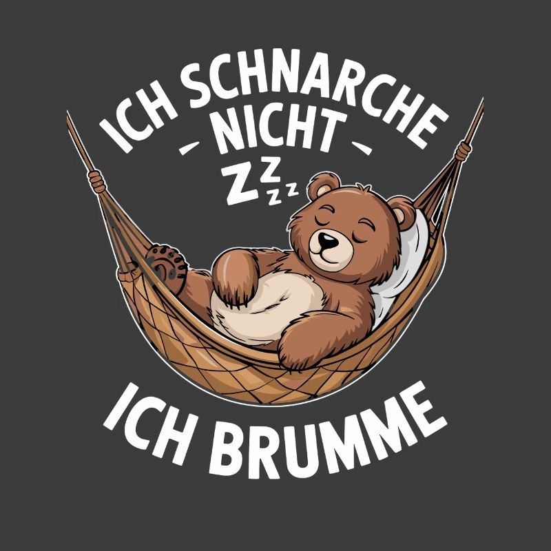I Don't Snore I Buzz Bear Design