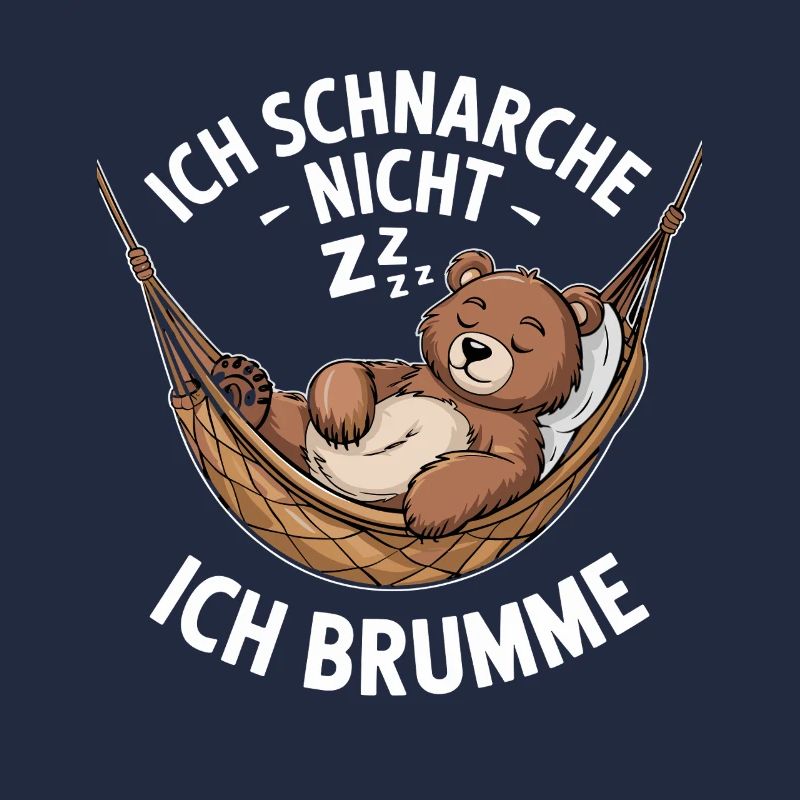 I Don't Snore I Buzz Bear Design