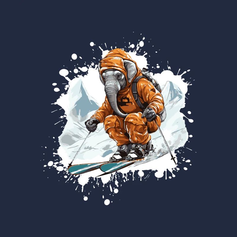 Ski d’éléphant Ski