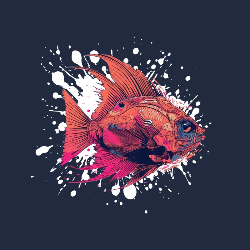 Fisch Klecks 