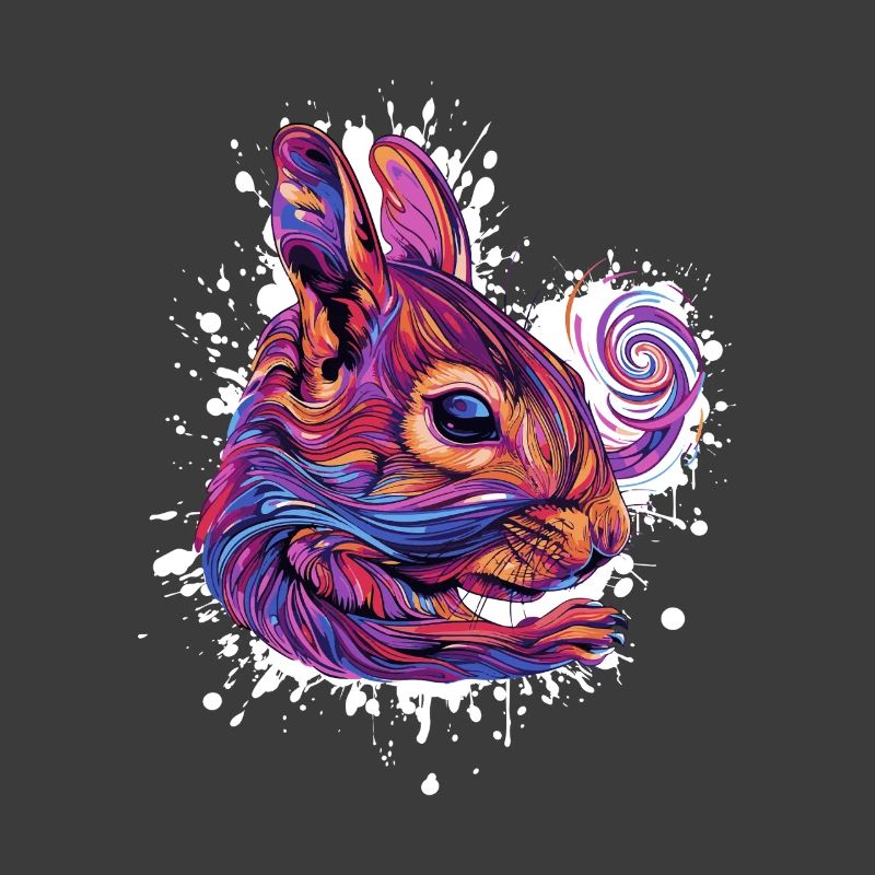 Psychedelic Squirrel Head