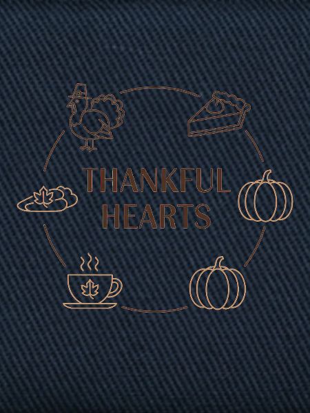 Dankbare Herzen Thanksgiving Kreis
