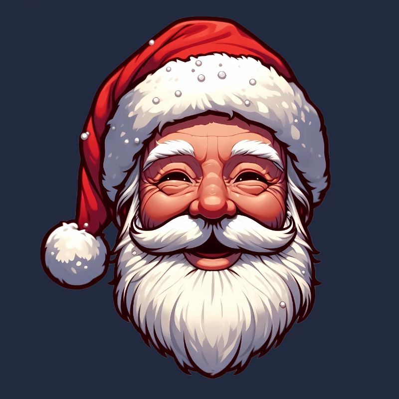Joyeux visage de Père Noël