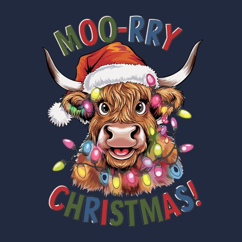 Moo-rry Christmas Lustige Weihnachtskuh