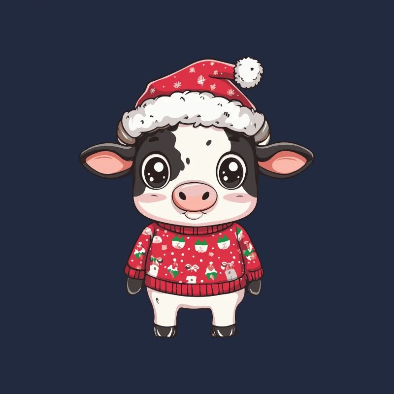 Kuh Weihnachten