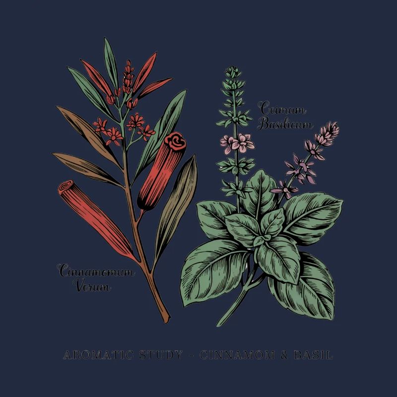 Cinnamon & Basil - Botany