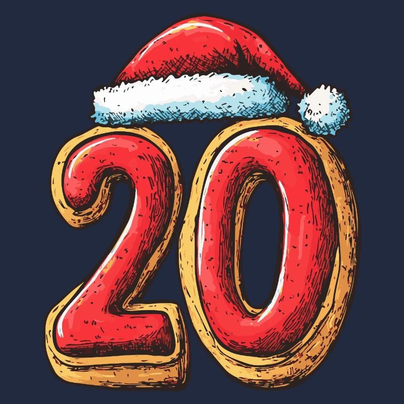 Biscuit de Noël à 20 chiffres