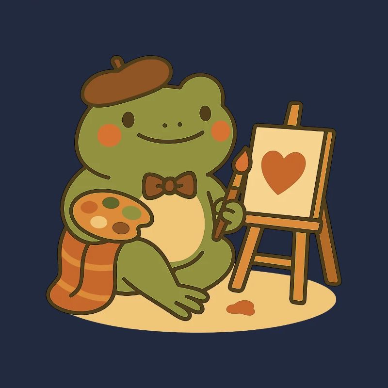 Painter Frog – Creative & Heartfelt