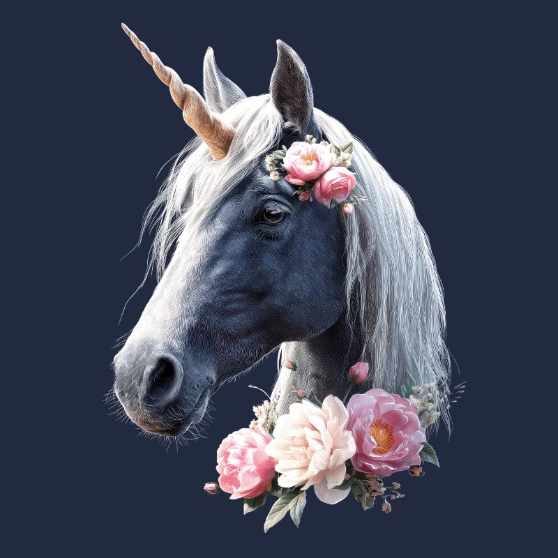 Einhorn Pony Reiterin Pferde Reiten Einhörner