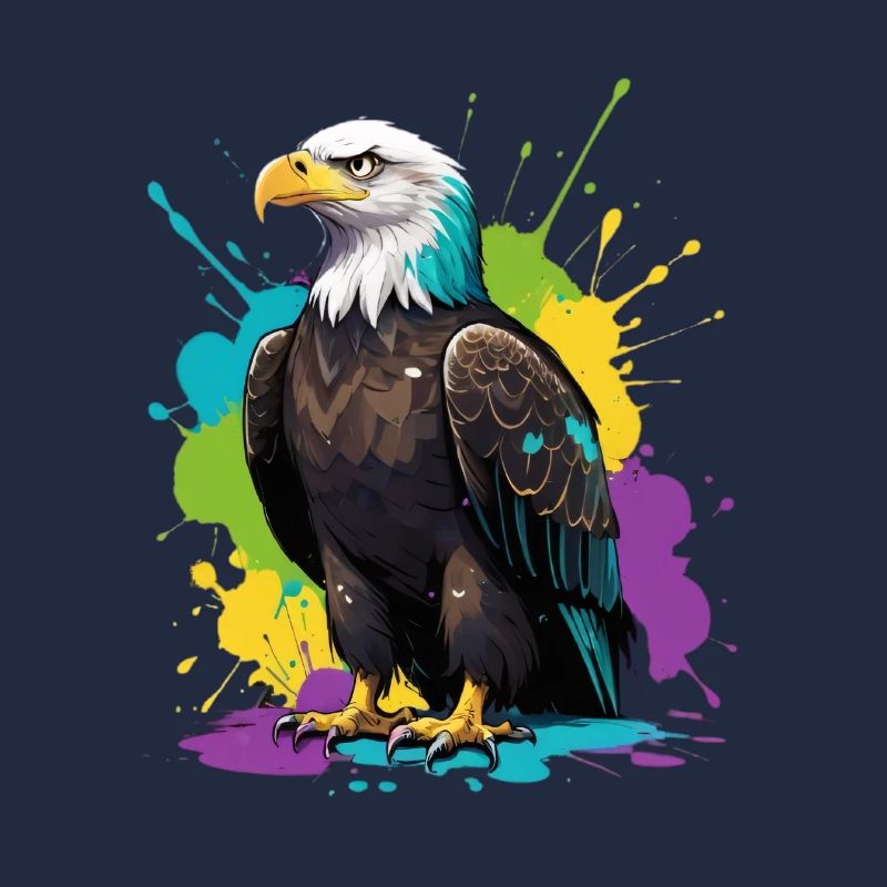 Aigle coloré Color Splash