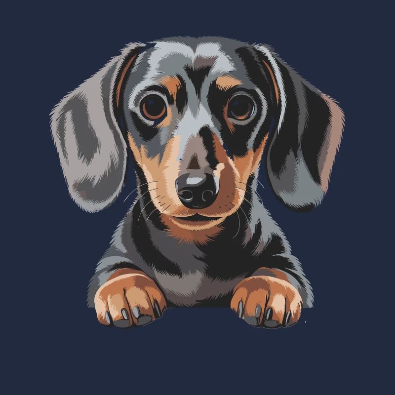 Dackel Welpe Illustration