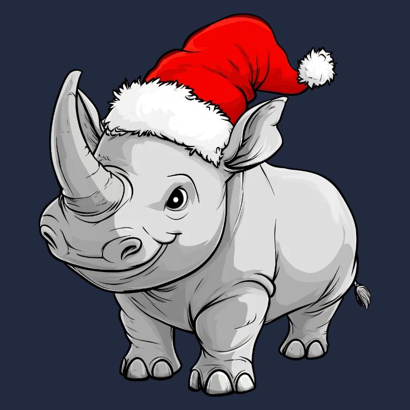 Nashorn Weihnachten