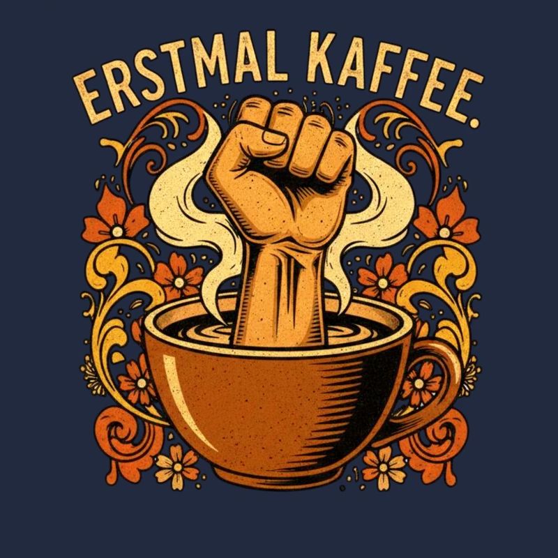Erstmal Kaffee Faust Statement