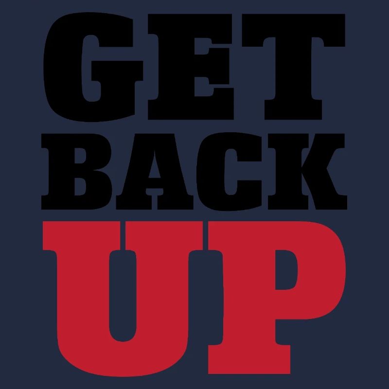 Judo Graphic Get Back Up