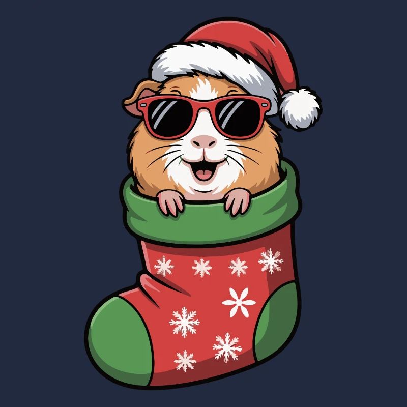 Hamster im Weihnachtsstiefel