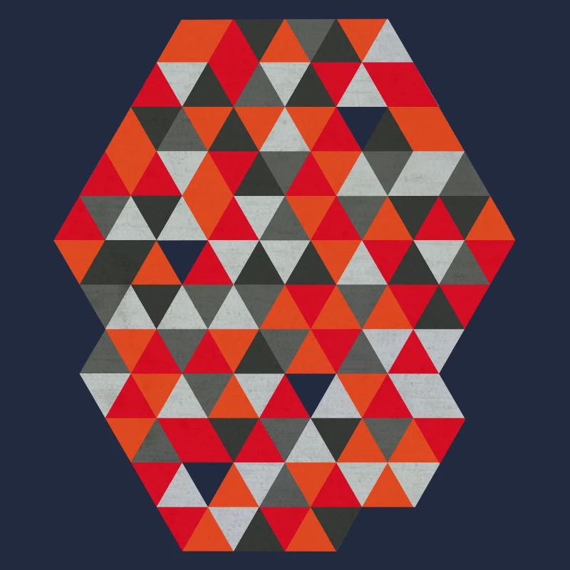 Geometrisches Hexagon Geometric Triangles 