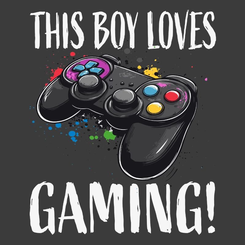Boy Loves Gaming Controller