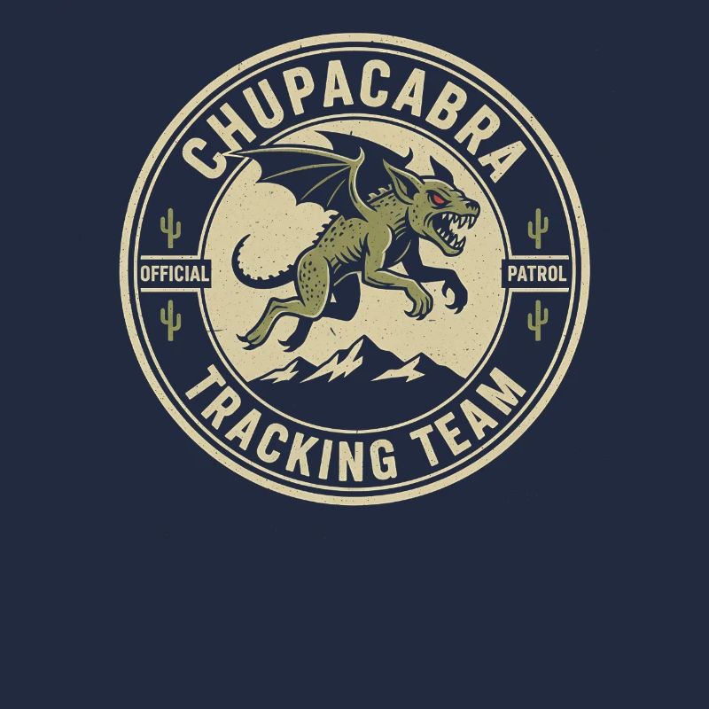 Chupacabra Pursuit Team Funny Cryptid Chupac
