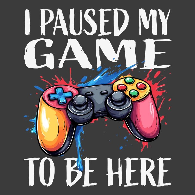 Gamer Pause Controller Color Explosion