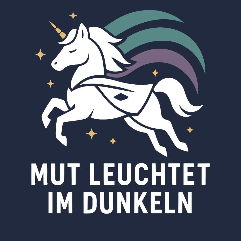 Mut leuchtet im Dunkeln, Einhorn Heldin
