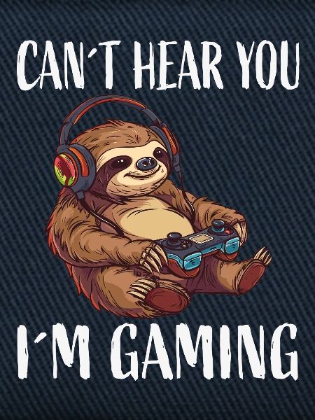 Gamer Faultier mit Headset