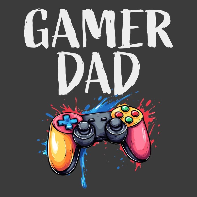 Gamer Dad Controller Splash