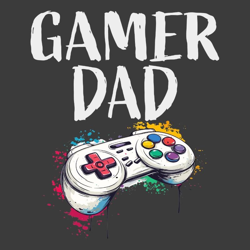 Gamer Dad Controller Art