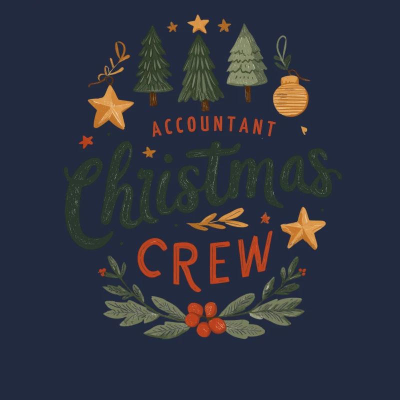 Comptable Christmas Crew Tee