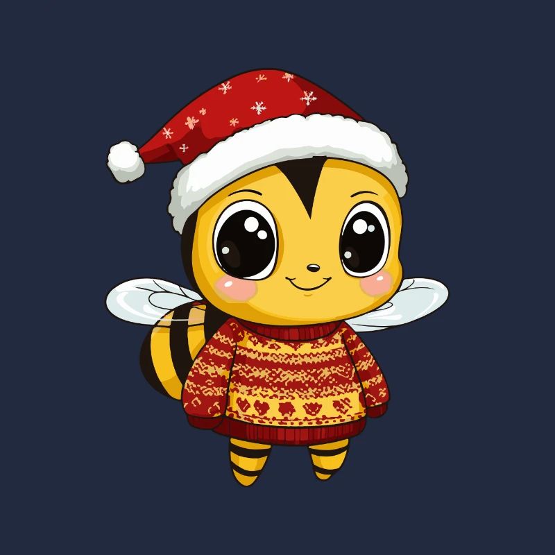 Biene Weihnachten Xmas