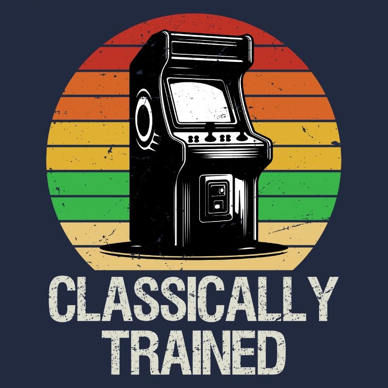 Retro Classically Trained Gaming Arcade Shirt Game