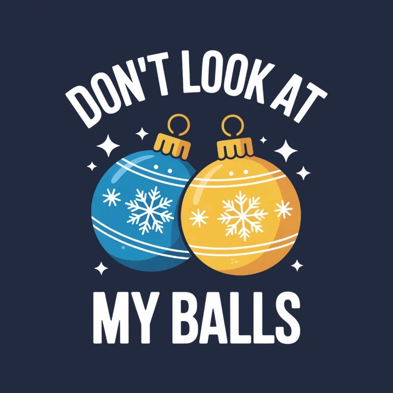 Ne regarde pas mes couilles, moches Weihnachten de Noël