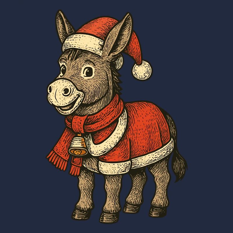 Weihnachten Esel