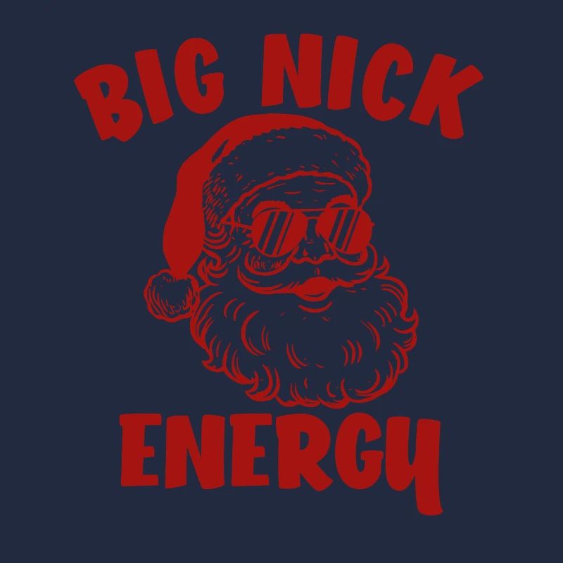 Weihnachtsmann, lustiges Weihnachten, große Nick-E